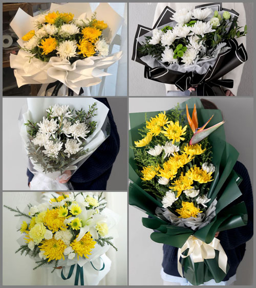 广东揭阳市揭东区云路镇赵埔村白事花束代送